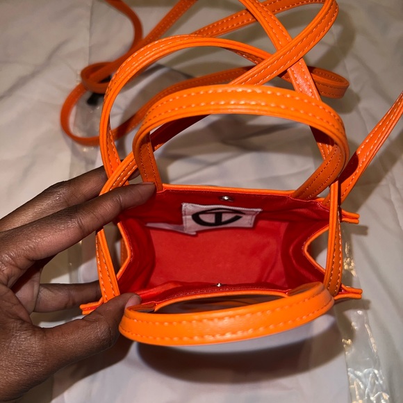 Telfar OG Orange mini shopper. Sold out online. - Picture 4 of 5